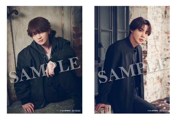 ドラマ『gift』 Blu-ray楽天ブックス特典　柚原隼人＆筧有起哉　L判ソロブロマイド2枚セット